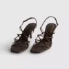 Die „The Edit“-Sandalen mit geflochtenem Stiletto-High-Heel-Absatz