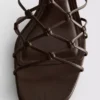 Die „The Edit“-Sandalen mit geflochtenem Stiletto-High-Heel-Absatz