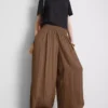 Die „The Edit“ Satin-Hose mit weitem Bein Die „The Edit“ Satin-Hose mit weitem Bein