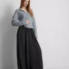 Die „The Edit“ Satin-Hose mit weitem Bein Die „The Edit“ Satin-Hose mit weitem Bein
