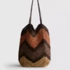 Die „The Edit“ Shopper-Tasche aus gewebtem Material Die „The Edit“ Shopper-Tasche aus gewebtem Material