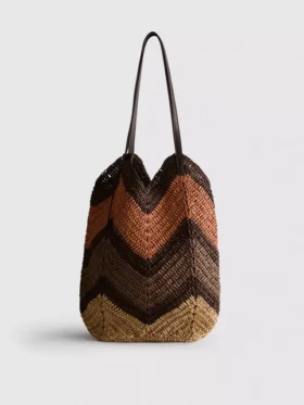 Die „The Edit“ Shopper-Tasche aus gewebtem Material