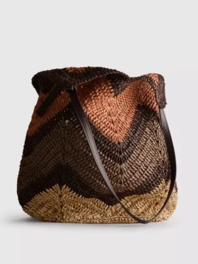 Die „The Edit“ Shopper-Tasche aus gewebtem Material