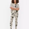 Disney Mickey-Mouse-Retro-Comic-Schlafanzug-Leggings