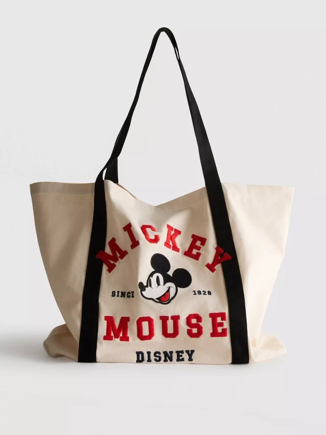 Disney „Mickey und Freunde“ XL-Canvas-Tasche mit Grafikprint Disney „Mickey und Freunde“ XL-Canvas-Tasche mit Grafikprint