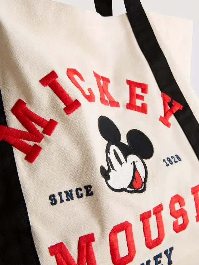 Disney „Mickey und Freunde“ XL-Canvas-Tasche mit Grafikprint Disney „Mickey und Freunde“ XL-Canvas-Tasche mit Grafikprint