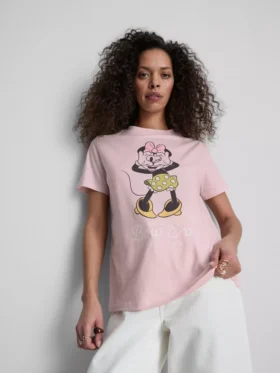 Disney Minnie-Maus-T-Shirt aus Baumwolle mit Aufdruck