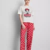 Disney Minnie-Mouse-Schlafanzug aus Baumwolle mit Aufdruck