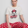 Disney Minnie-Mouse-Schlafanzug aus Baumwolle mit Aufdruck