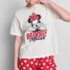 Disney Minnie-Mouse-Schlafanzug aus Baumwolle mit Aufdruck
