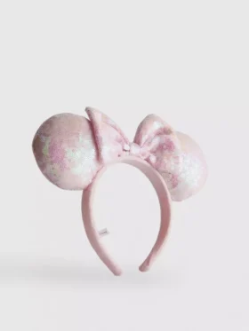 Disney Minnie-Mouse-Stirnband mit Pailletten und Ohren