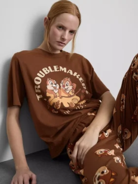Disney-Schlafanzug aus Baumwolle mit Chip und Dale