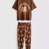 Disney-Schlafanzug aus Baumwolle mit Chip und Dale