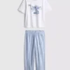 Disney-Schlafanzug aus Baumwolle mit Stitch-Motiv