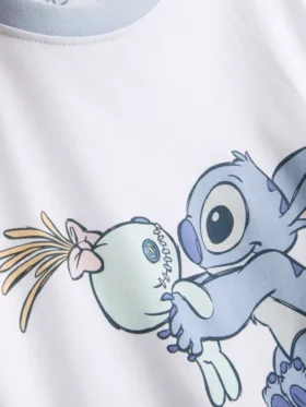 Disney-Schlafanzug aus Baumwolle mit Stitch-Motiv