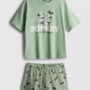 Disney-Schlafanzug mit Mickey- und Minnie-Maus-Motiv