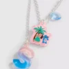 Disney-Stitch-Halskette mit Initialen-Anhänger