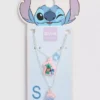 Disney-Stitch-Halskette mit Initialen-Anhänger
