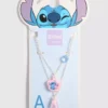 Disney-Stitch-Mehrreihige-Halskette mit Initialen