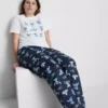 Disney-Stitch-T-Shirt-Schlafanzug