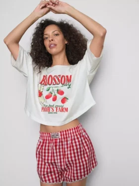 Disney Winnie-Puuh-Schlafanzug mit Gingham-Muster