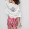 Disney Winnie-Puuh-Schlafanzug mit Gingham-Muster