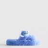 Disneys flauschige Hausschuhe mit zwei Riemen und Stitch-Motiv Disneys flauschige Hausschuhe mit zwei Riemen und Stitch-Motiv
