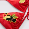 Dreieck-Bikini-Oberteil mit Tukan-Motiv Dreieck-Bikini-Oberteil mit Tukan-Motiv