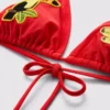 Dreieck-Bikini-Oberteil mit Tukan-Motiv Dreieck-Bikini-Oberteil mit Tukan-Motiv