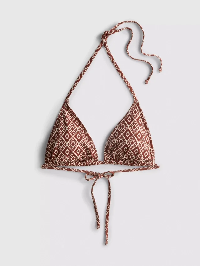 Dreieck-Bikini-Set mit seitlichen Bändern Dreieck-Bikini-Set mit seitlichen Bändern