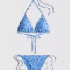 Dreieck-Bikini-Set mit seitlichen Bändern Dreieck-Bikini-Set mit seitlichen Bändern