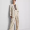 Einreihiger Blazer aus Leinenmischung Einreihiger Blazer aus Leinenmischung