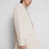 Einreihiger Blazer aus Leinenmischung Einreihiger Blazer aus Leinenmischung
