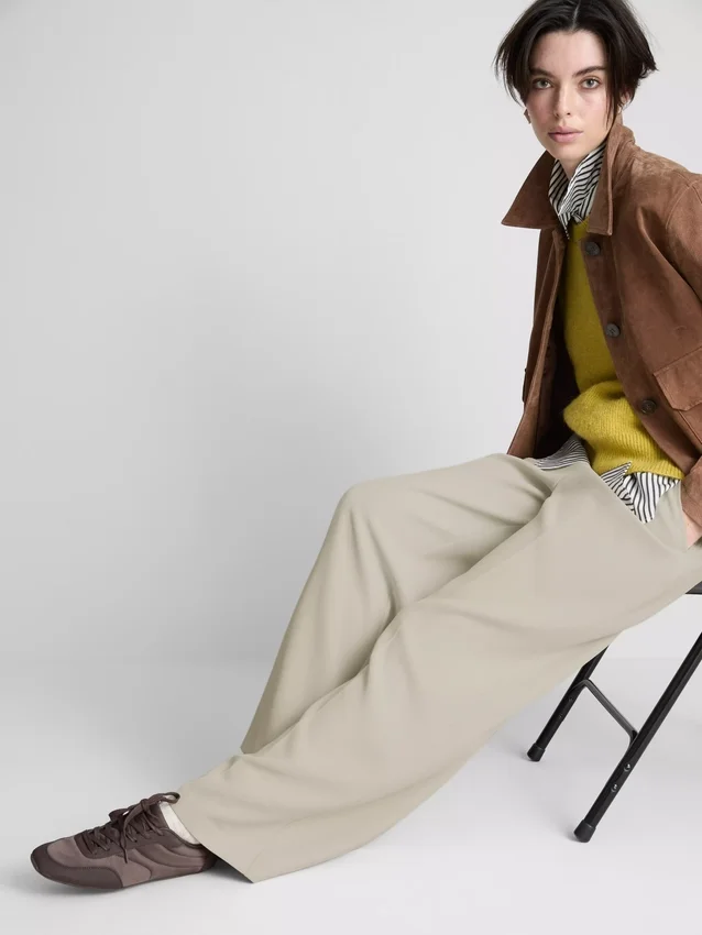 Elegante Hose mit weitem Bein Elegante Hose mit weitem Bein