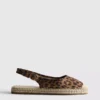 Espadrille-Sandalen mit Fersenriemen