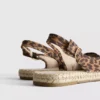 Espadrille-Sandalen mit Fersenriemen