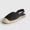 Espadrille-Sandalen mit Fersenriemen