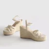 Espadrille-Sandalen mit Keilabsatz