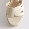 Espadrille-Sandalen mit Keilabsatz