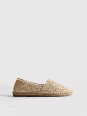 Espadrilles mit Schnürung