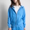 Essential Kapuzenpullover mit durchgehendem Reißverschluss Essential Kapuzenpullover mit durchgehendem Reißverschluss