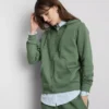 Essential Kapuzenpullover mit durchgehendem Reißverschluss Essential Kapuzenpullover mit durchgehendem Reißverschluss