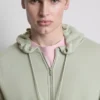 Essential Kapuzenpullover mit durchgehendem Reißverschluss Essential Kapuzenpullover mit durchgehendem Reißverschluss