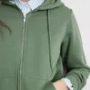 Essential Kapuzenpullover mit durchgehendem Reißverschluss Essential Kapuzenpullover mit durchgehendem Reißverschluss