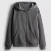 Essential Kapuzenpullover mit durchgehendem Reißverschluss Essential Kapuzenpullover mit durchgehendem Reißverschluss