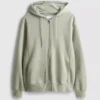 Essential Kapuzenpullover mit durchgehendem Reißverschluss Essential Kapuzenpullover mit durchgehendem Reißverschluss