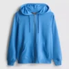Essential Kapuzenpullover mit durchgehendem Reißverschluss Essential Kapuzenpullover mit durchgehendem Reißverschluss