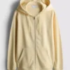 Essential Kapuzenpullover mit durchgehendem Reißverschluss Essential Kapuzenpullover mit durchgehendem Reißverschluss