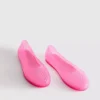 Flache Schuhe aus Gummi