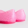 Flache Schuhe aus Gummi